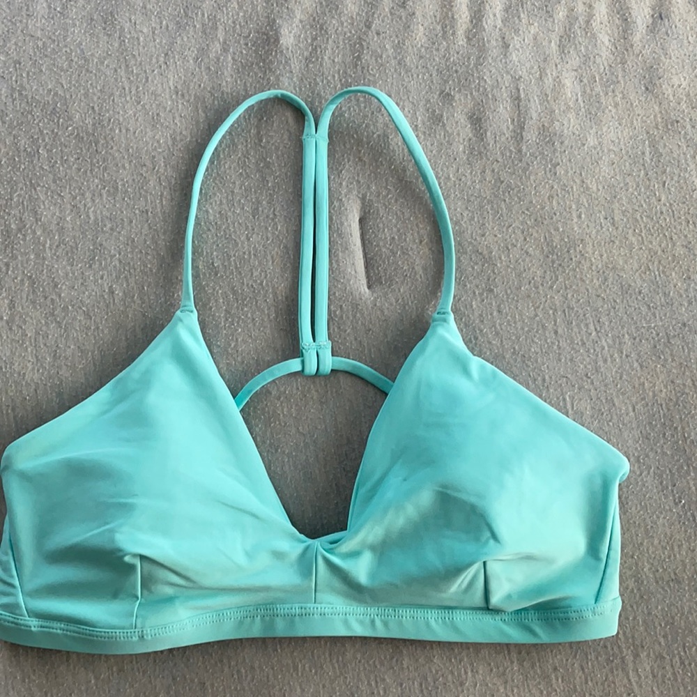 HURLEY - Turquoise swim top SIZE XL